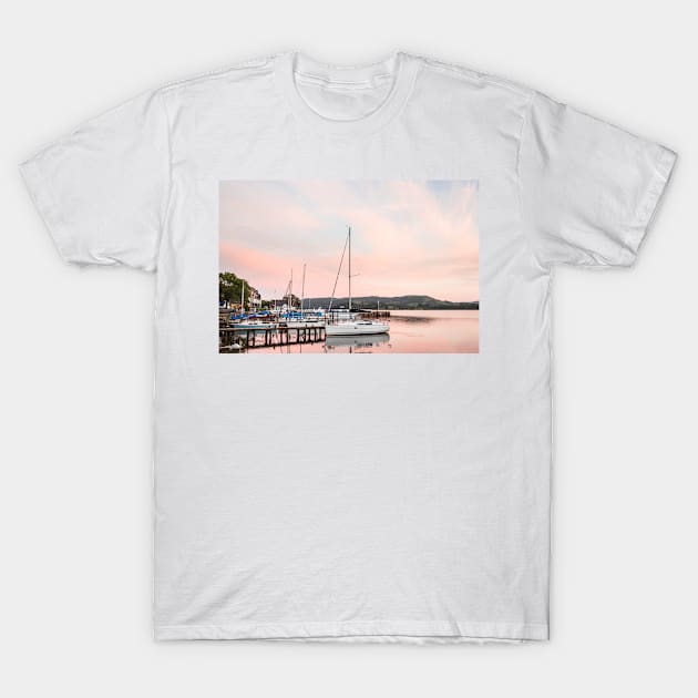 Lake Windermere at Sunset T-Shirt by GrahamPrentice